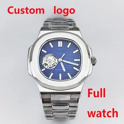 Full watch custom logo men's watch stainless steel mechanical watch suitable for N H 3 8 sports watch