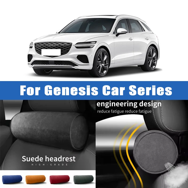 

Top Quality Car Headrest Neck Support Seat Soft Neck Pillow Breathable For Genesis G70 G80 G90 GV60 GV70 GV80
