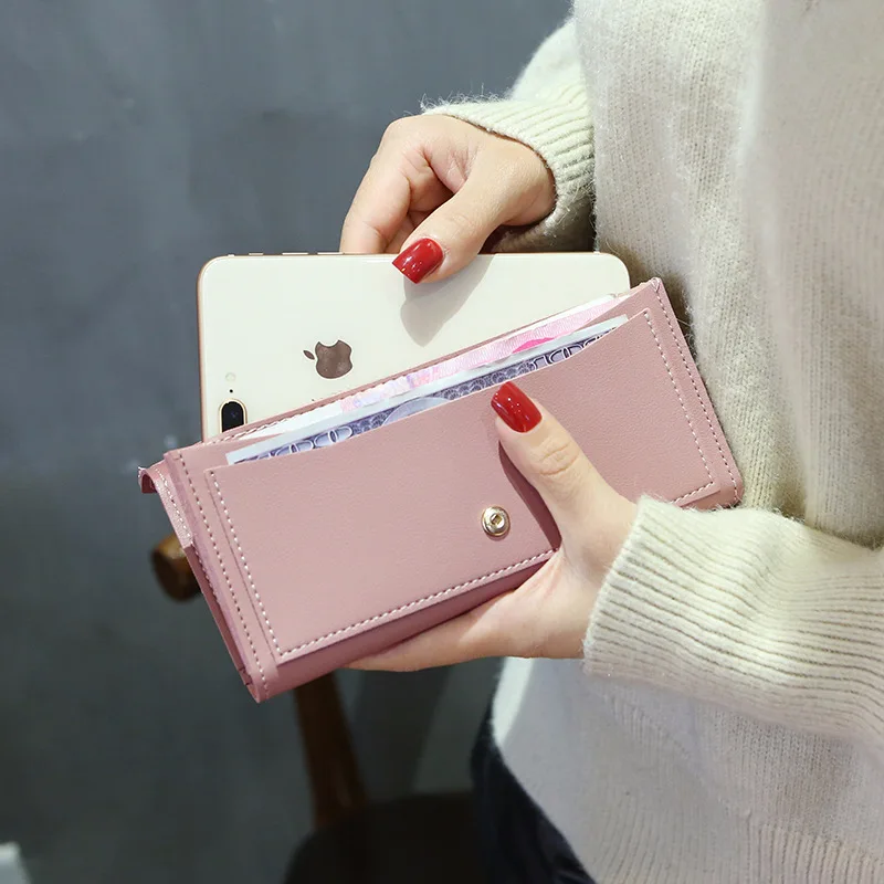 RanHuang New Arrive 2024 Women's Fashion Wallets Pu Leather Long Wallets Multifunction Girls Card Holder Coin Purses B301