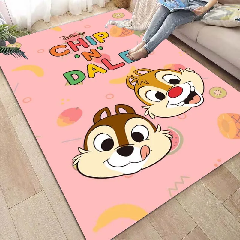 Cartoon Disney CHIP 'N'Dale Carpet Children's Room Bedroom Bedroom Carpet Floor Mats Children's Gift Floor Decoration