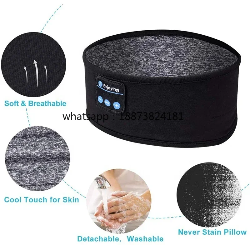 

Headphones Music Eye Mask Wireless Headset Headband Fone Earphones Sports Sleeping Headband Elastic Wireless fast shipping