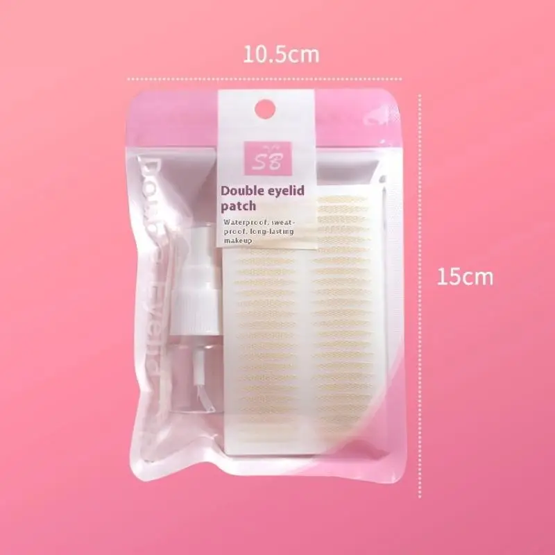 10 Sheets Invisible Eyelid Sticker Lace Eye Lift Strips Double Eyelid Tape Adhesive Stickers Eye Tape Tools