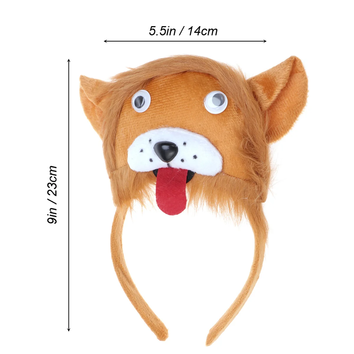 3Pcs Lion Ears Headband Tie Tail Set Kids Animal Costume Party Favors Photo Props Kids Costumes Children Party Supplies