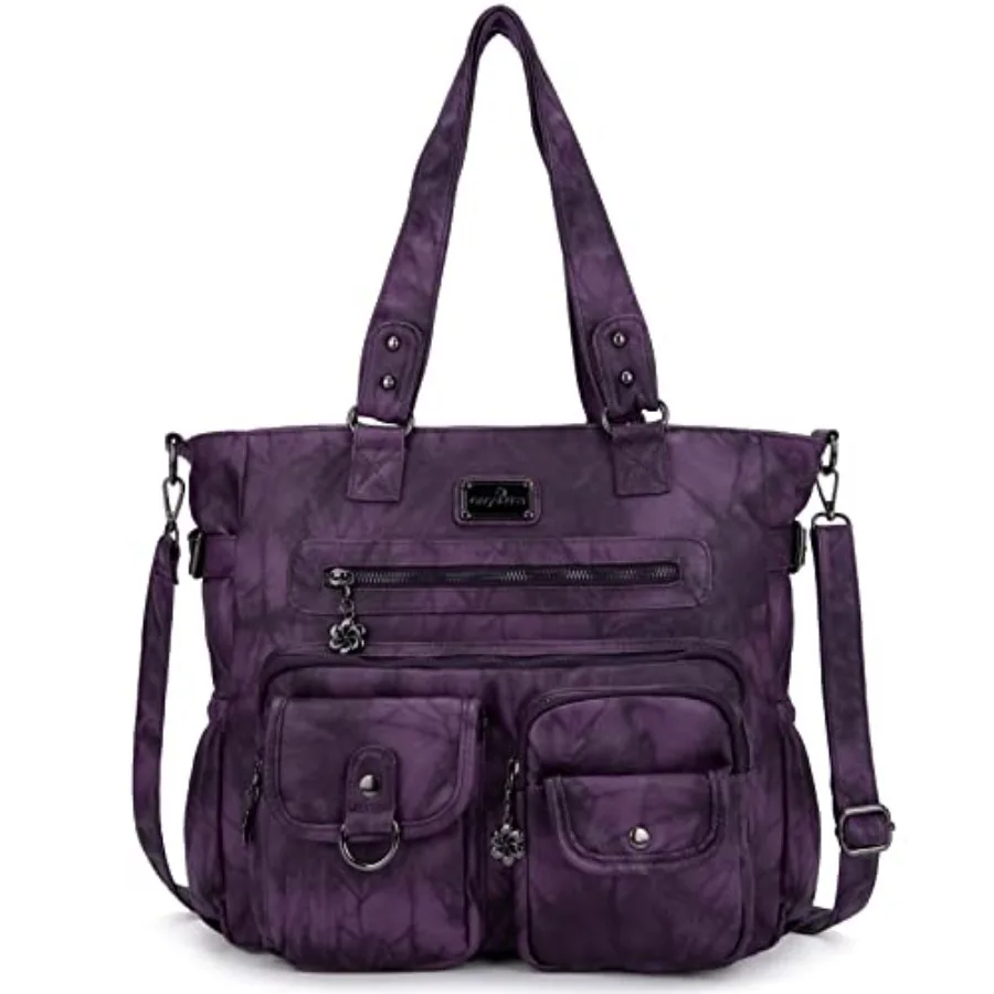 

Angelkiss Purses and Handbag for Women Soft Leather Hobo Bags Satchel Shoulder Bags Ladies Tote Crossbody Bag Purses Handbag So