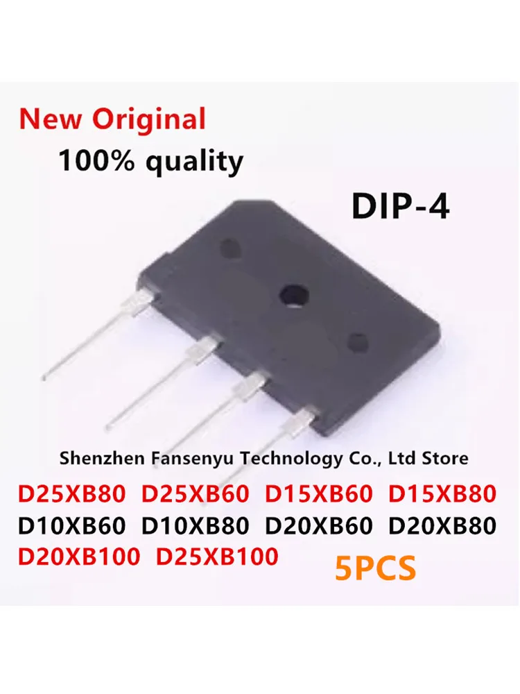 (5piece)100% New D25XB80 D25XB60 D15XB60 D15XB80 D10XB60 D10XB80 D20XB60 D20XB80 D20XB100 D25XB100 Chipset