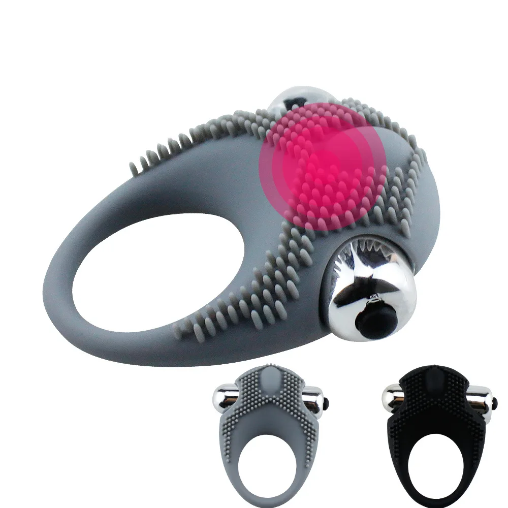 

Bullet Cock Vibrating Ring Delayed Ejaculation Trainer Penis Restraint Semen Locking Ring Adult Men'S Masturbation Vibrating Toy