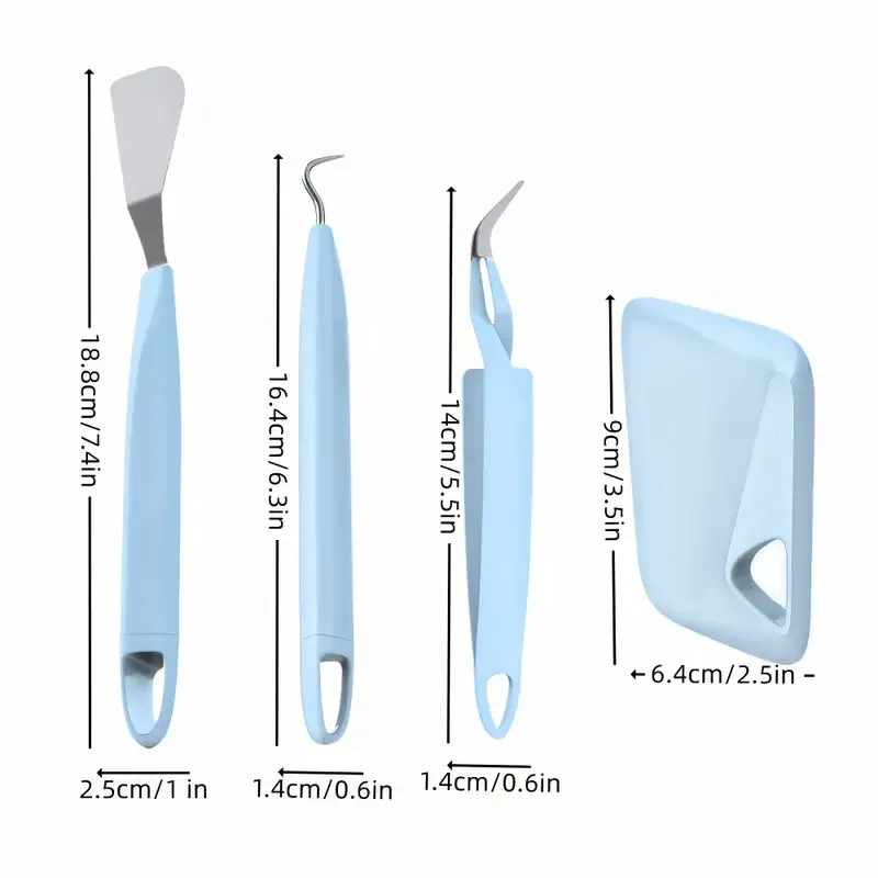 أدوات إزالة الأعشاب الضارة من الفولاذ المقاوم للصدأ ABS، مناسبة لـ Cricut وSilhouette Siser & Oracal، لإزالة الأعشاب الضارة من الفينيل