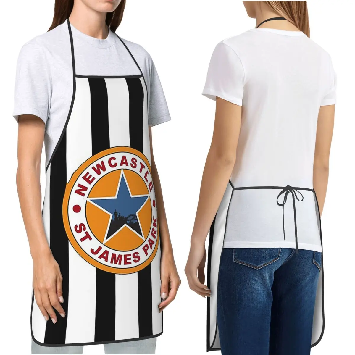 

Magpies Newcastle - фартук Newcastle Magpies для шеф-повара, приготовления пищи, выпечки, столер, водонепроницаемый нагрудник, кухонный сарафан для чистки