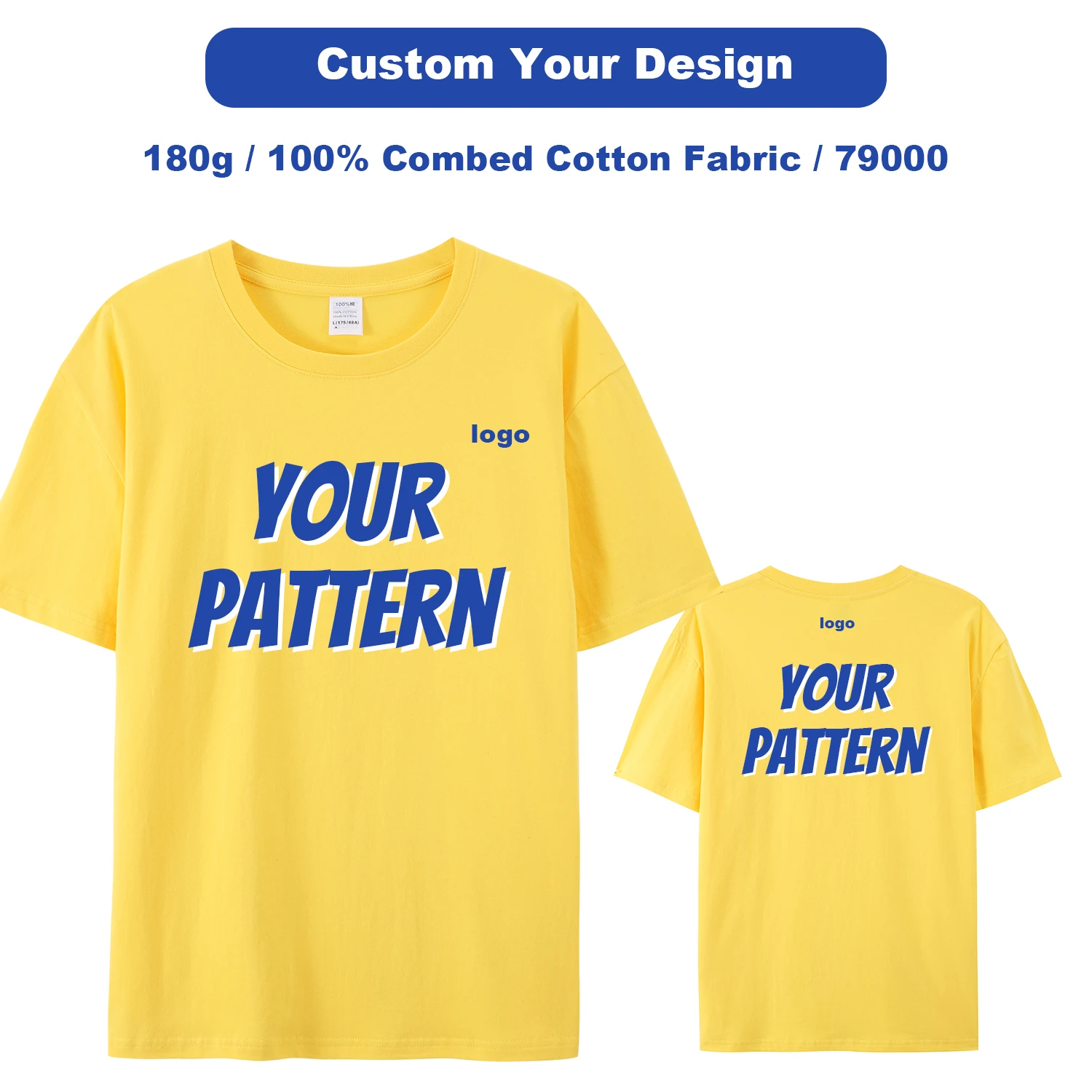 Customized High-Quality Combed Cotton Straight Version Unisex T- shirt for Both men and Women Birthday Party Clothes Workclothes