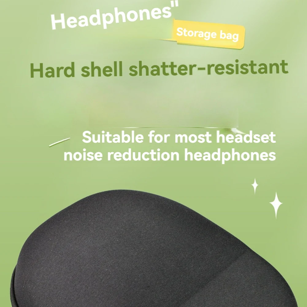 Чехол для наушников Сумка для хранения наушников для защиты наушников Серый износ-