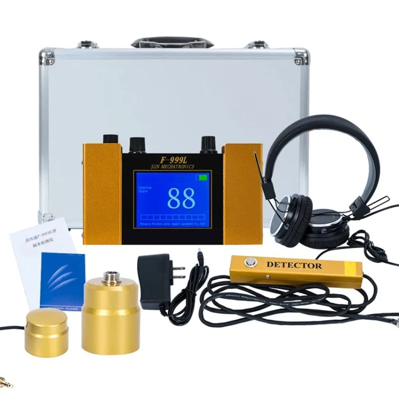 F999L Electronic WaterPipe Leakage Detector for Water Pipe Tube Water Leakage Industrial Underground Pipeline Leakage Detector
