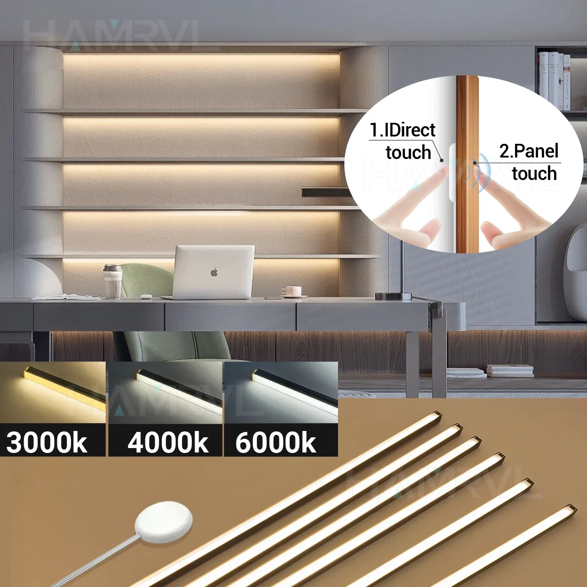 touch-control-led-strip-light-with-touch-sensor-switch-for-wood-slat-wall-panels-headboards-stairs-under-cabinet-lighting