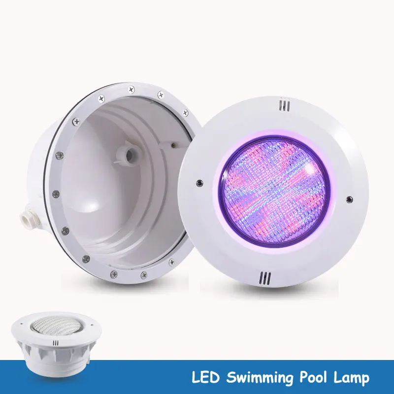Embedded LED pool light RGB colorful waterproof wireless remote underwater light PAR56 patch type Hotel Swimming pool light