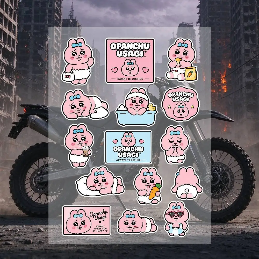 O-Opanchu U-Usagi Stickers Moto Sticker Auto Body Bumper Windows Motorcycle Laptop Walls Vinyl Decal Car Tuning Accessories