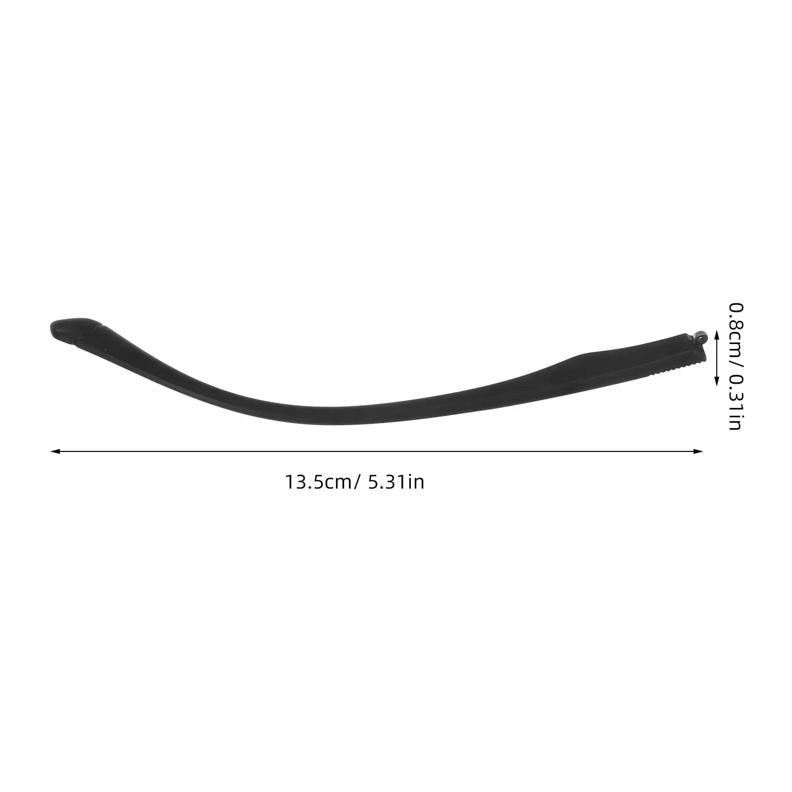 1Pair Tr90 Temple Arms Replacement for Most Eyeglasses Universal Fit Comfortable Ear Grip Stylish Slim Design Eyewear Leg Part