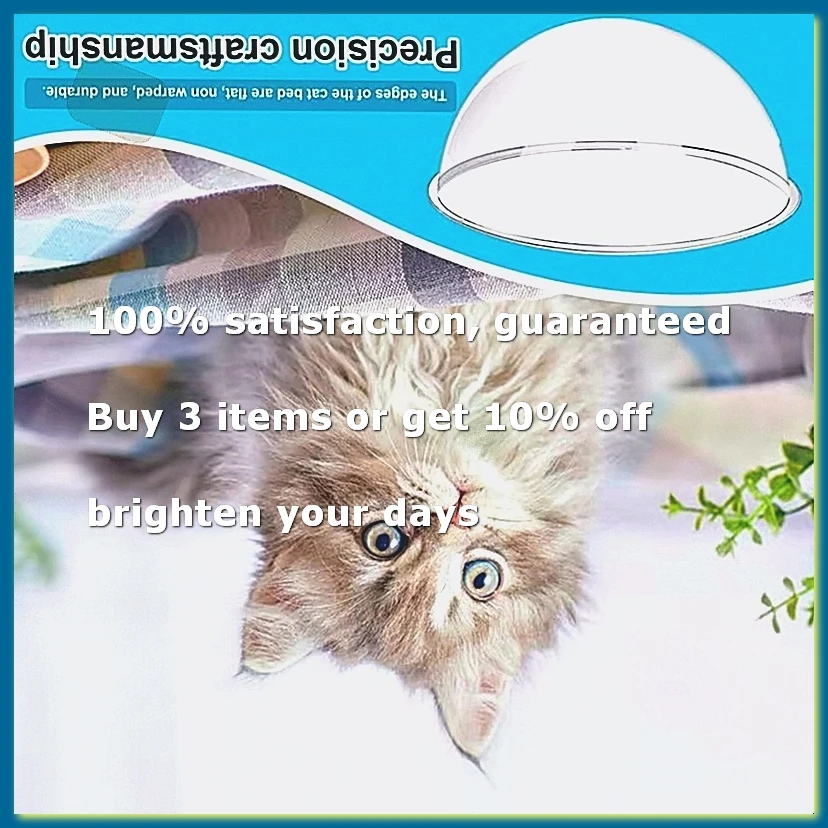 Small Space Cat Furniture Transparent Cat House Pet Furniture Anti-Scratch Replacement Cat Accessories for Tree Tower