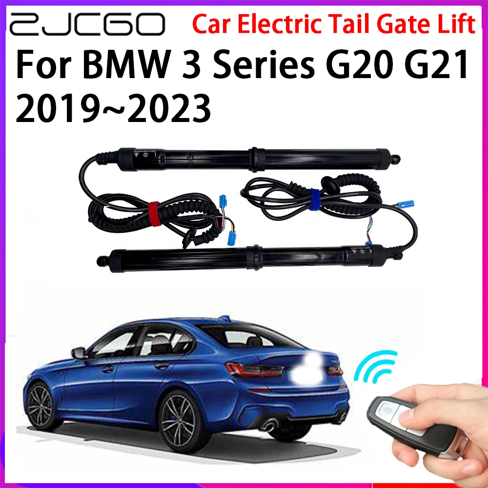 ZJCGO Car Automatic Tailgate Lifters Electric Tail Gate Lift Assisting System for BMW 3 Series G20 G21 2019~2023