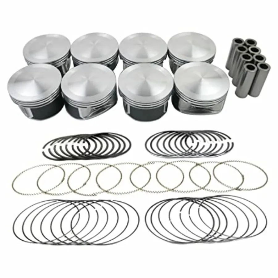 Pistons Kit Set w rings Compatible with CHRYSLER ASPEN 5.7L Dodge Ram 1500 2500 3500 Jeep 5.7L HEMI 345CID V8 OHV 5.7 Hemi Engi