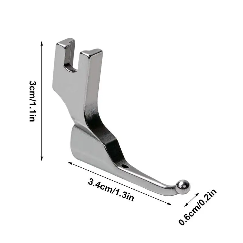 Sewing Machine Presser Feet No-Knock Snap On Sewing Machine Foot Professional Sequins Guide Anti-Curling Fabric Keeper For