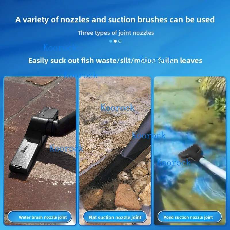 HiLive Pool Pond Bottom Vacuum Powerful Sludge Removal Tool for Efficient Underwater Cleaning view 3