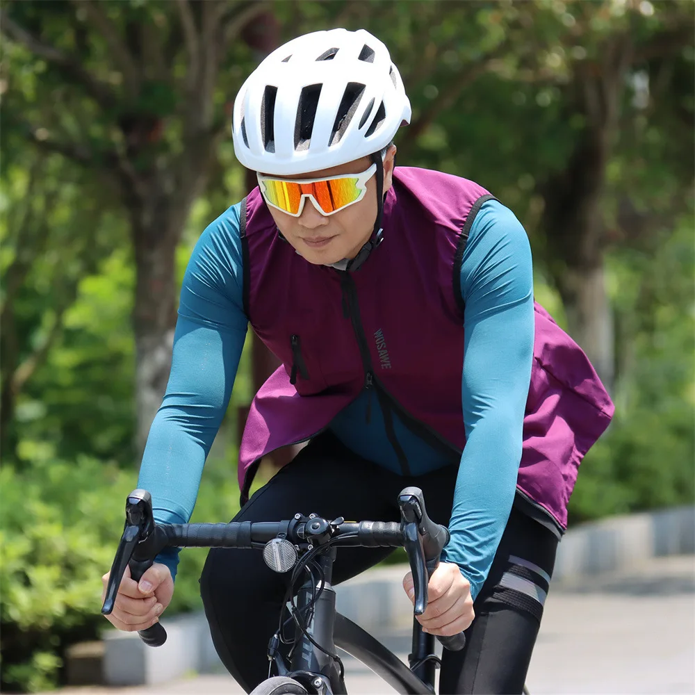 

Cycling Windproof Windbreaker Casual Vest Jacket Multi-color Spring/summer Jacket