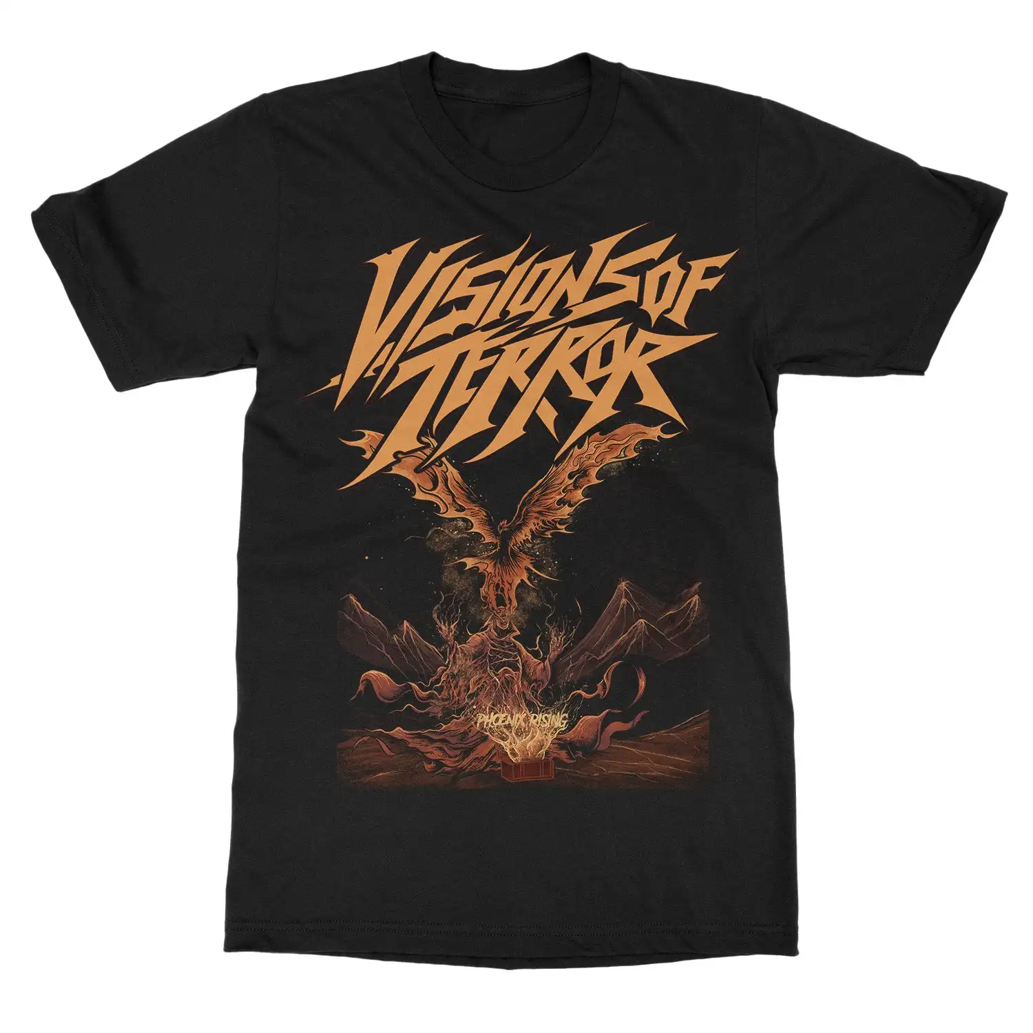 Visions of Terror The Dark Triad Band T-Shirt 100% Cotton Graphic Tee Men Women Summer Streetwear Top