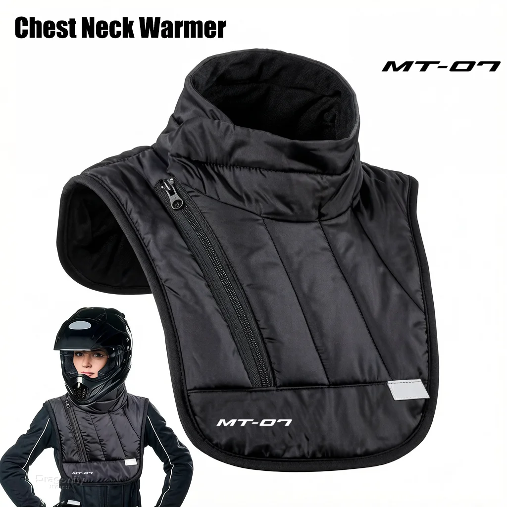 

Winter Keeping Warm Neck Scarf For YAMAHA MT-07 MT07 MT 07 2014-2022 2021 2020 Motorcycle Rider Chest Neck Protector Windproof