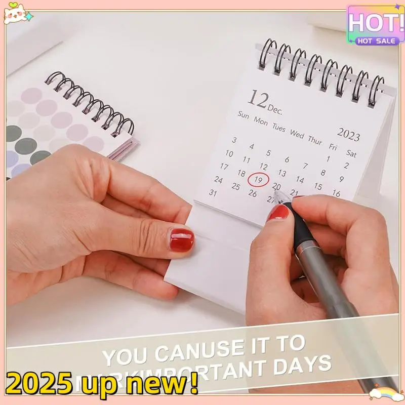 Mini Desk Calendar 2024 Runs From Oct 2023 Until Dec 2024 Small Desktop Calendar 6Piece