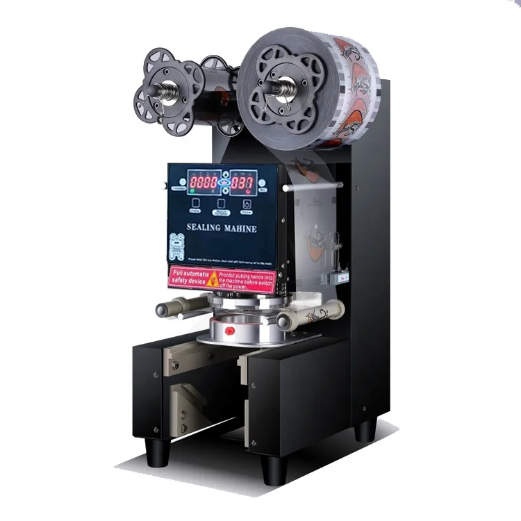 Hot Drink Cup Sealing Machine Commercial Bubble Tea Plastic Cup Sealing and Filling Machine for Beverage Shop