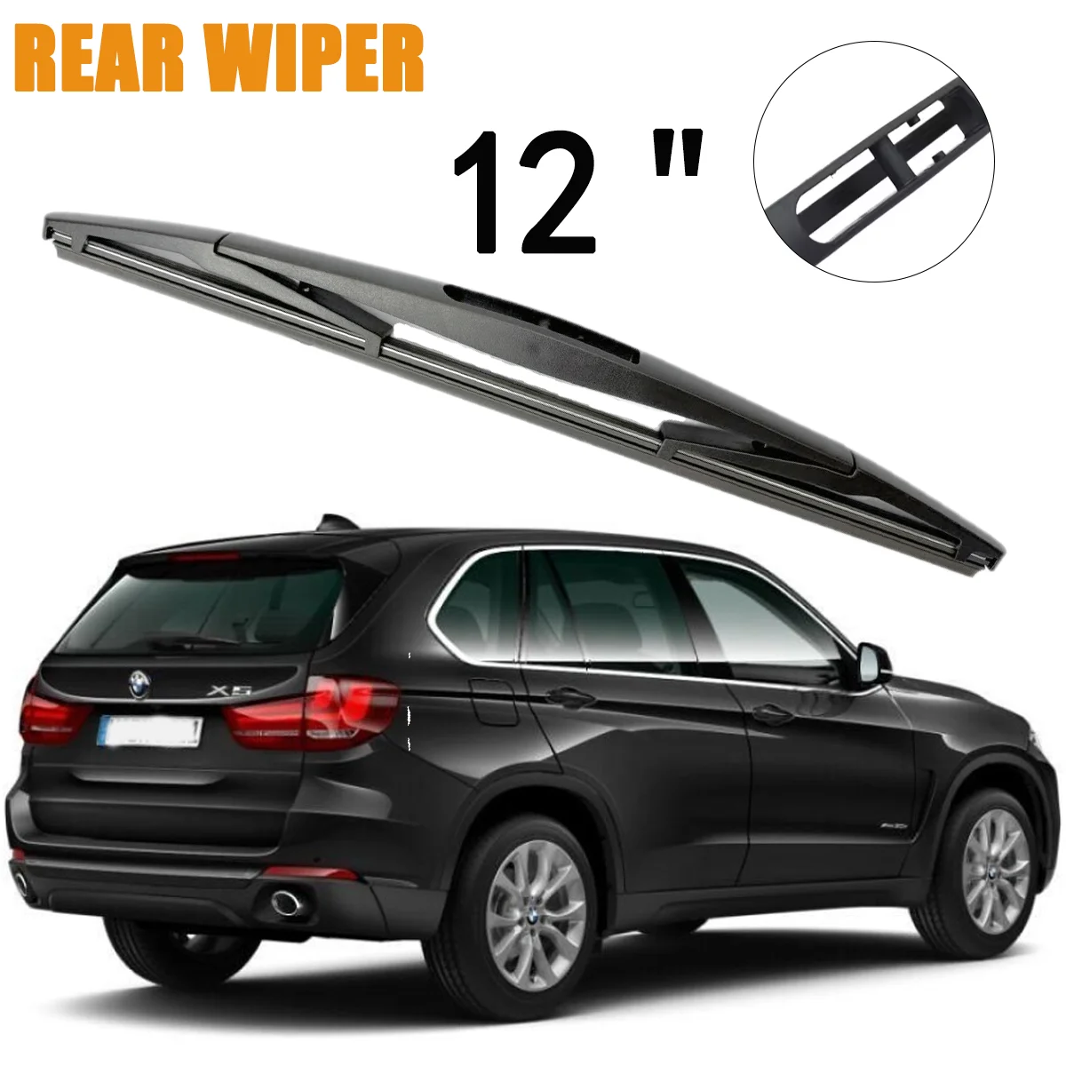 

1PC Rear Wiper Blade 12" For BMW X5 F15 2013-2018 Windshield Windscreen Rear Wiper Blade Car Accessories