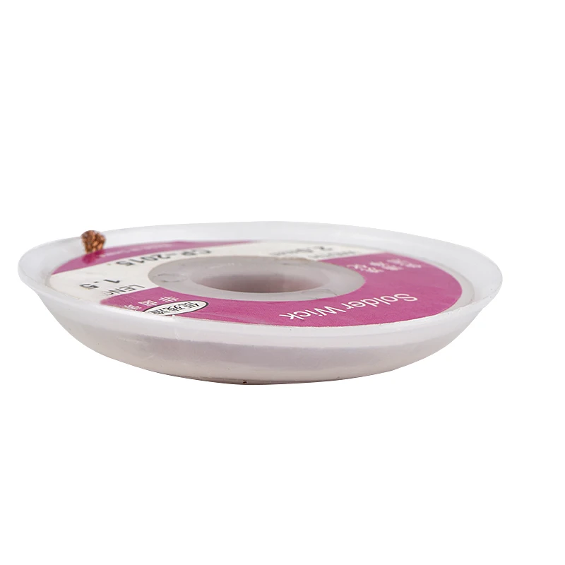 JCD Kawat Sumbu Solder 2.0MM Lebar 1.5 Meter Panjang Kepang Pematrian Alat Kerja Perbaikan Solder Las Fluks Kabel Kabel Timah Timah