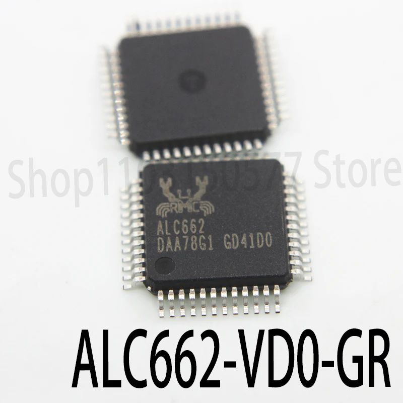 1piece ALC662-VD0-GR silk screen ALC662 LQFP48 audio controller chip IC