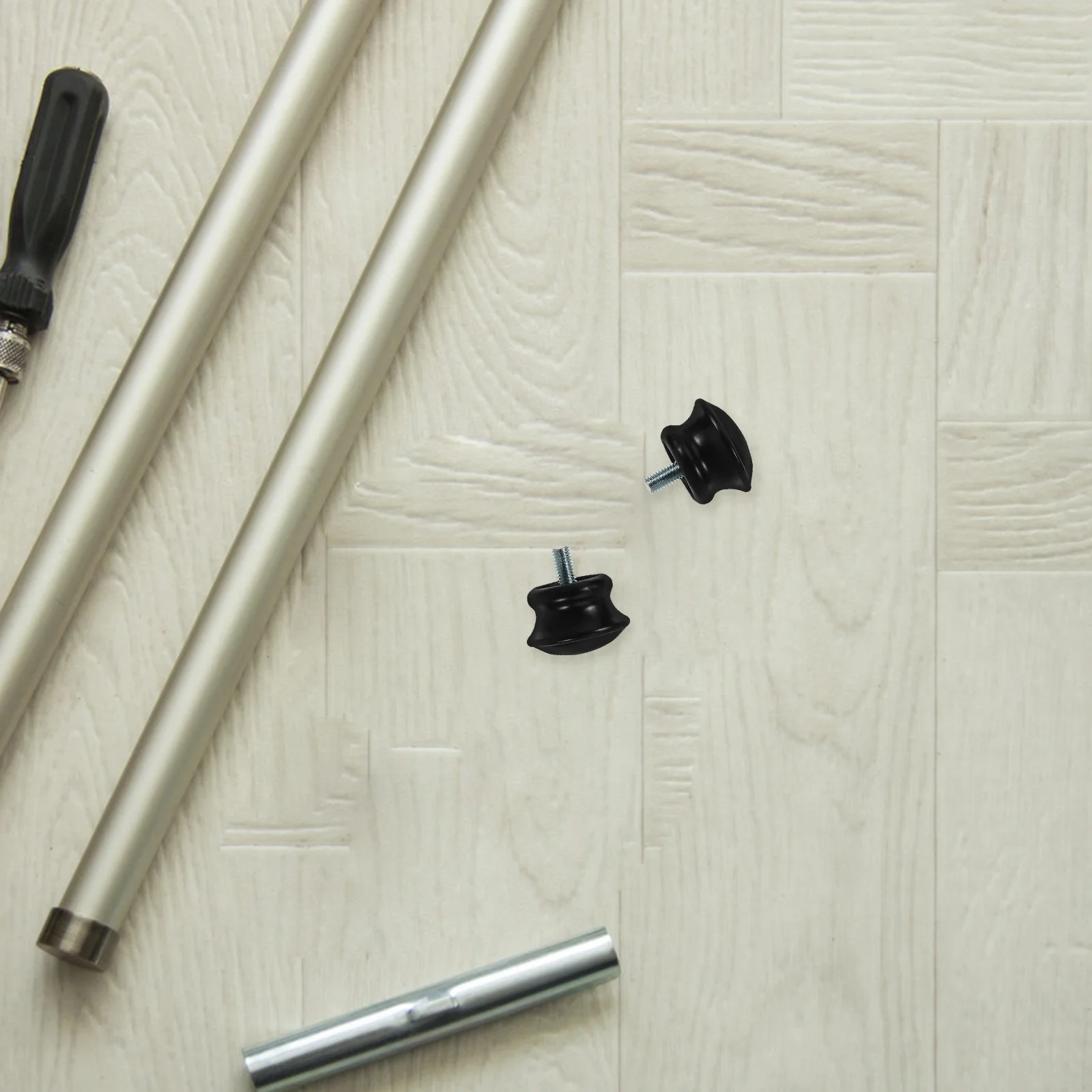 

2pcs Curtain Rod End Caps 5/8 Inch Decorative Finials For Home Office Window Drapery Pole Plug Cap Retainer Hardware Accessory