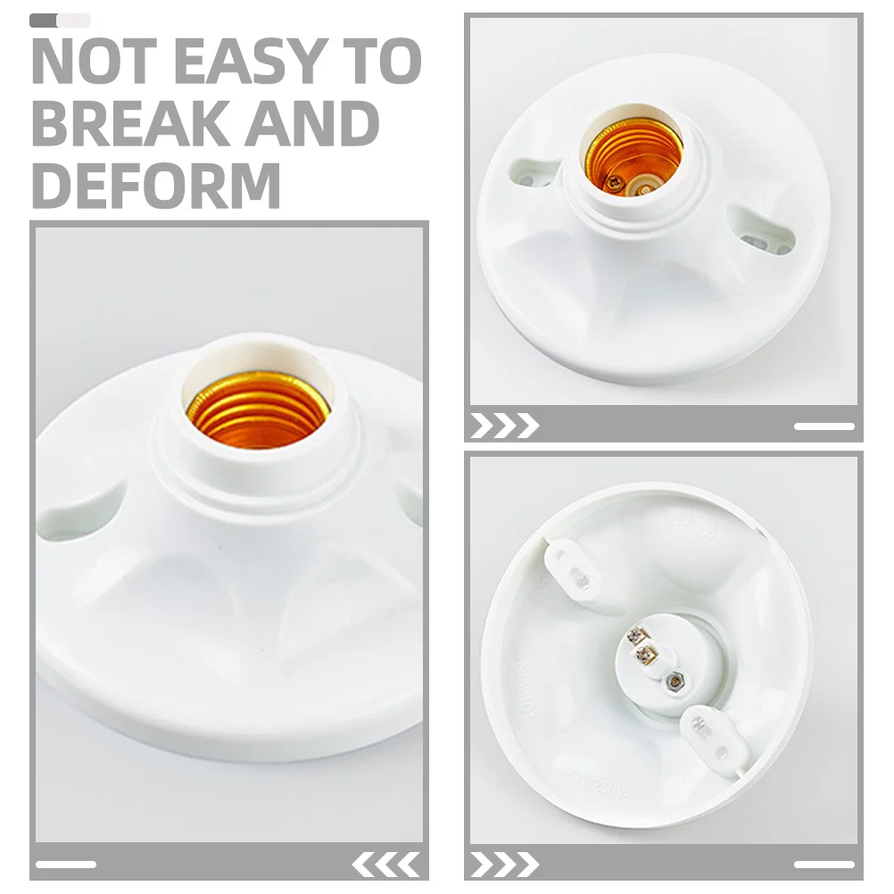 4 قطعة E27 مصباح المقبس حامل للسقف جدار الجدول ضوء لمبة قاعدة قلادة تركيبات أجزاء استبدال مآخذ الإضاءة في الهواء الطلق