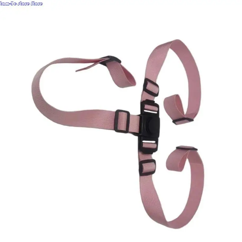 حزام سلامة الأطفال D0UA Polyester 3 نقاط للمقاعد الداعمة.