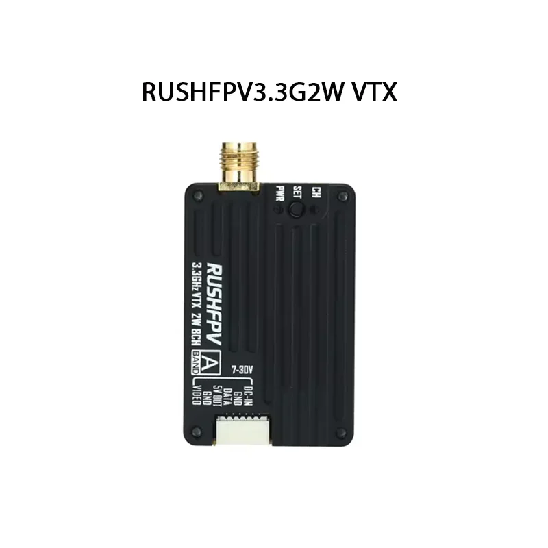 AvaCoreRUSHFPV 3.3GHz 2W High Power VTX Kit - Long Range Wireless Video Transmission System