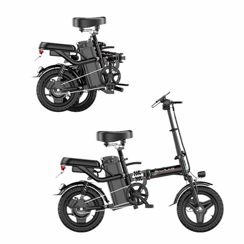 48V 20AH Folding Electric Bike 14 Inch Mini Bike