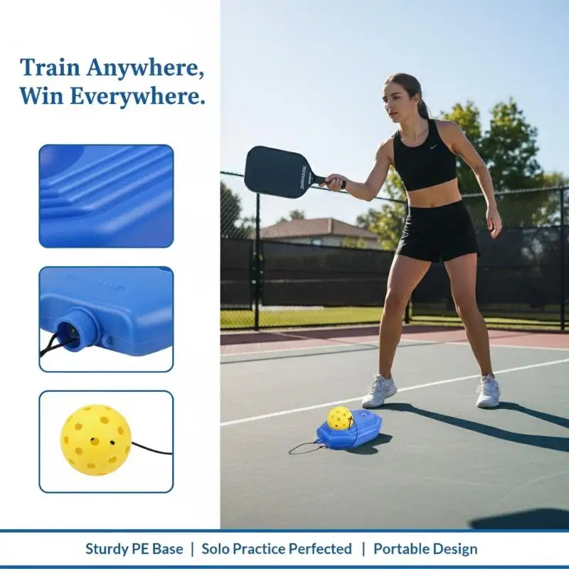Pickleball Trainer Pickleball Ball With String Pickleball Rebound Ball Training Aid Self-study For Single Player Adult Sport