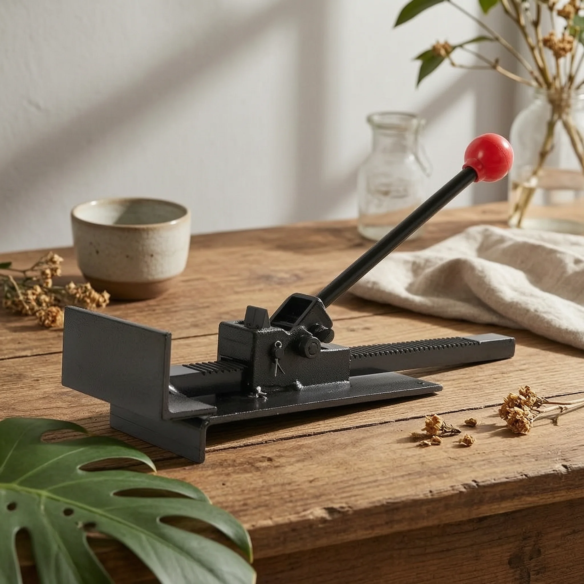 Flooring Clamp with Lever Handle Powder-Coated Floor Installation Clamp Flooring Installation Tool Sturdy Tightener Reinforced