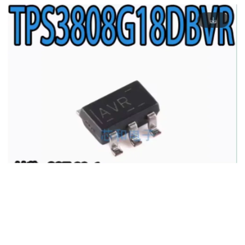 20PCS 100% Original TPS3808G18DBVR TI Supervisory Circuit 1.67V 2.4μA SOT-23-6 Reset IC