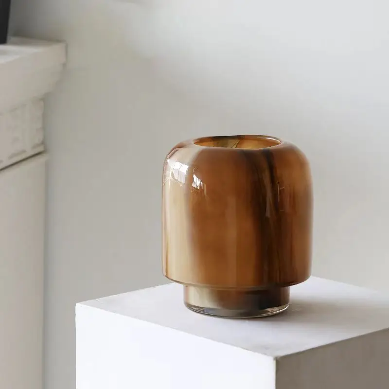 ديكور ترتيب الزهور لسطح المكتب لغرفة المعيشة الحديثة الراقية، رف كتب مطعم فاخر وخفيف الوزن موديل ro #5