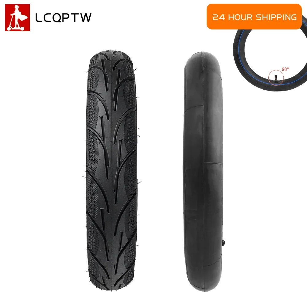 14 Inch 14X2.50 (64‑254) Inner Tube Outer Tire Set for Electric Bicycle Electric Scooter Inflatable Tyre EBike Replacement Parts