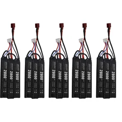 11.1V 2800mAh 40C pistolet na wodę bateria Lipo 3S do pistoletu pneumatycznego AKKU Mini Airsoft BB zabawki elektryczne części do zdalnego sterowania 3s 11.1v wtyk akumulatora T