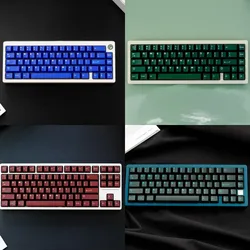 121 Keys/set Aifei Neon Light Klein Blue Pyga Keycaps ABS Double Shot Key Caps Cherry Profile Semi Translucent Keycap