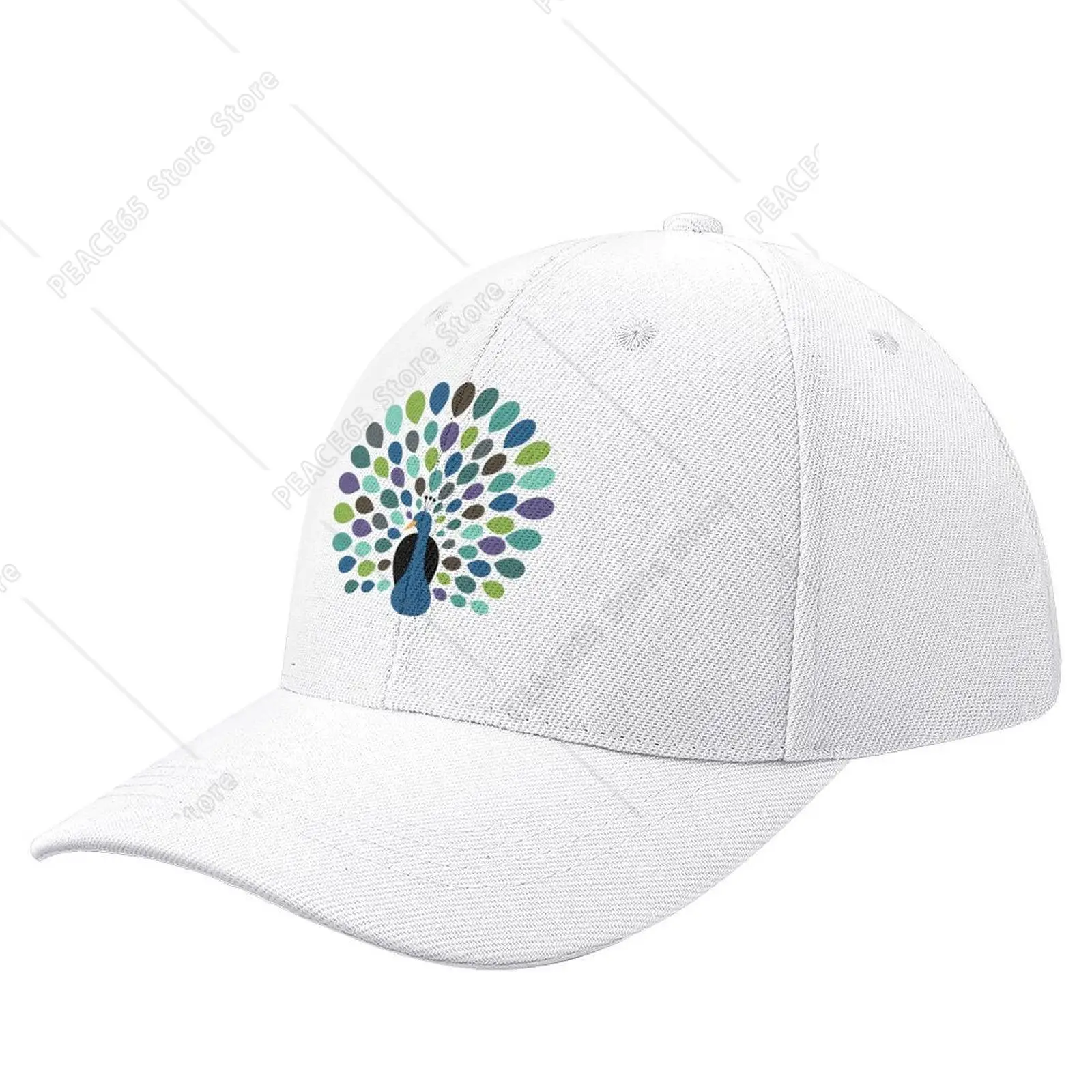 

Peacock Time Baseball Cap Uv Protection Solar Hat Wild Ball Hat Men Hats Women'S