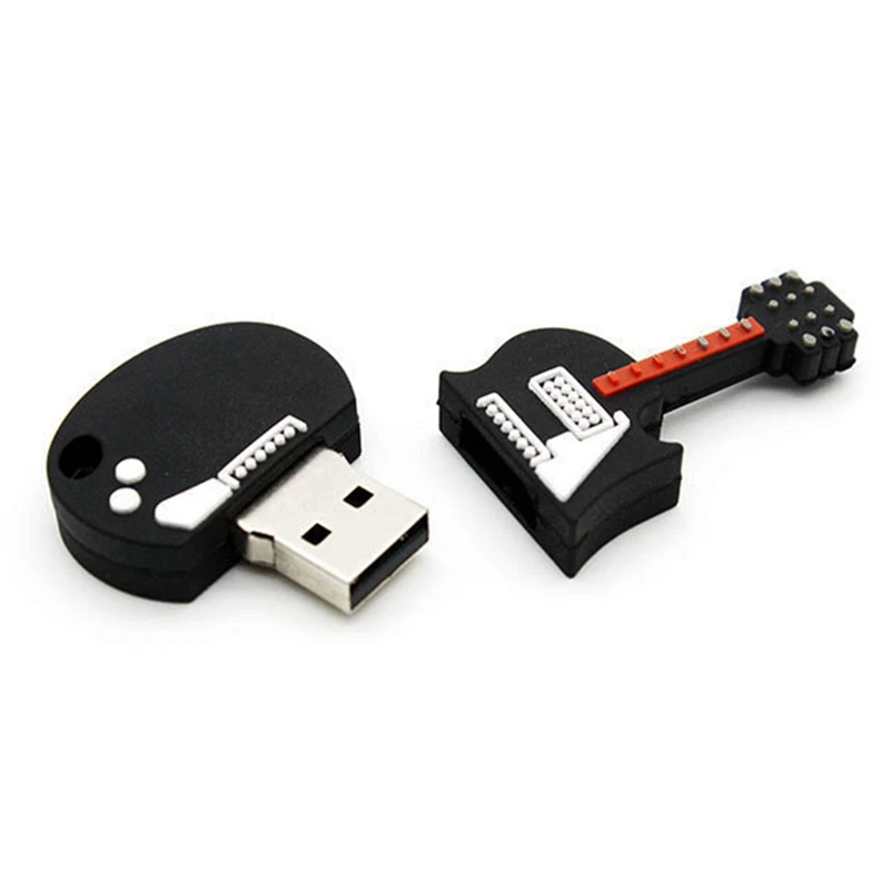 USB 2.0 U Disk Flash U Disk Electric Memory Stick Guitar Model USB 2.0 Flash Drive Storage Thumb Pen