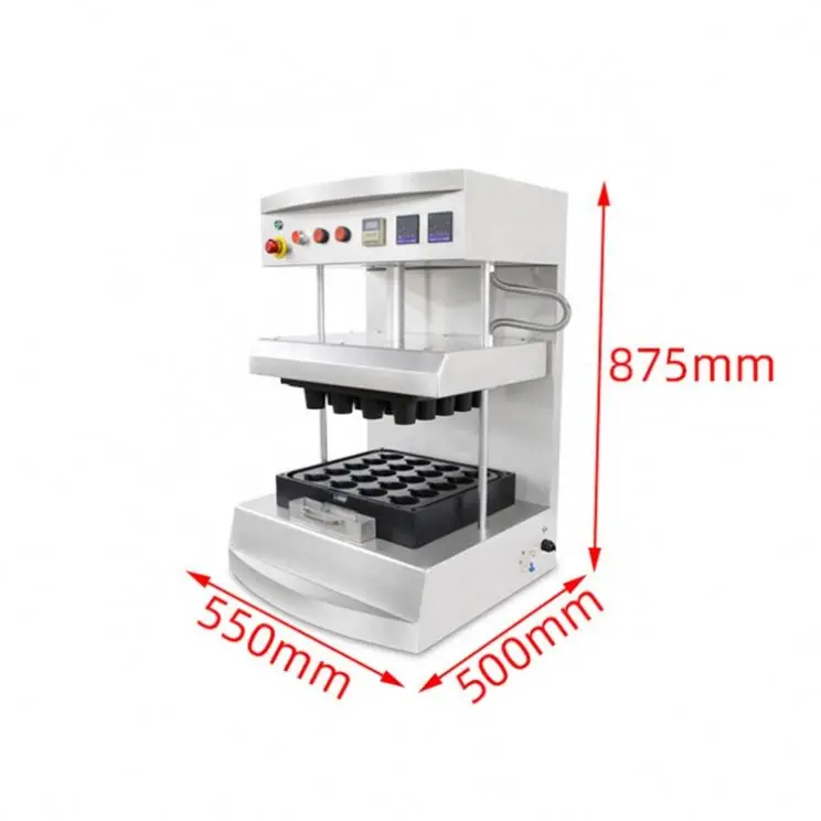 Commercial Electric Biscuit Tea Cone Cup Baker Waffle Cup Maker Edible Coffee Cup Making Machine