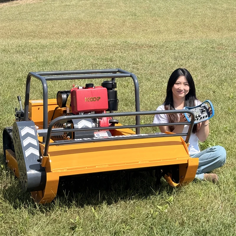 Customized Upgraded Remote Controlled Flail Mower – High Cost Performance Premium Lawn Mower Grass Cutter