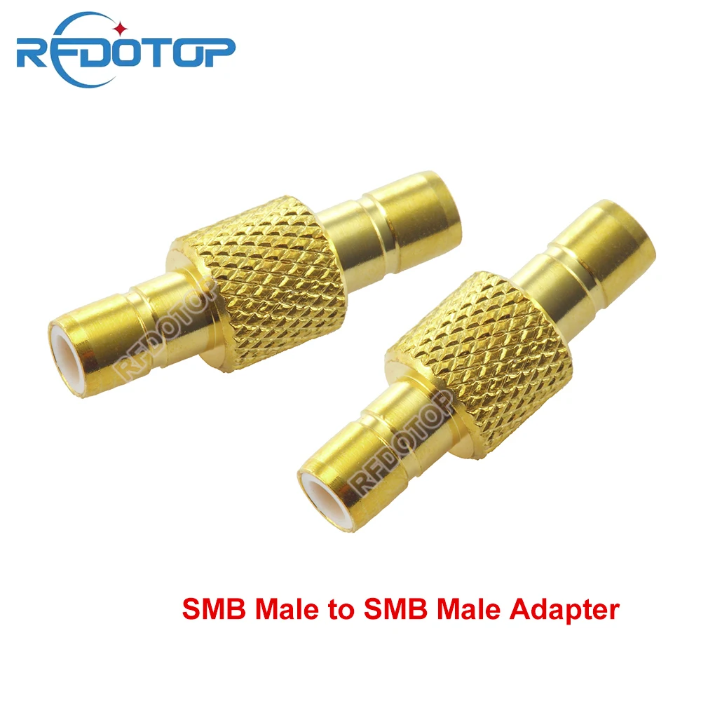 1PCS SMB Male Plug to SMB Male Plug Straight Connector for Wifi DAB+/FM/AM Radio Car Truck Satellite RF Coaxi Adapter Wholesale