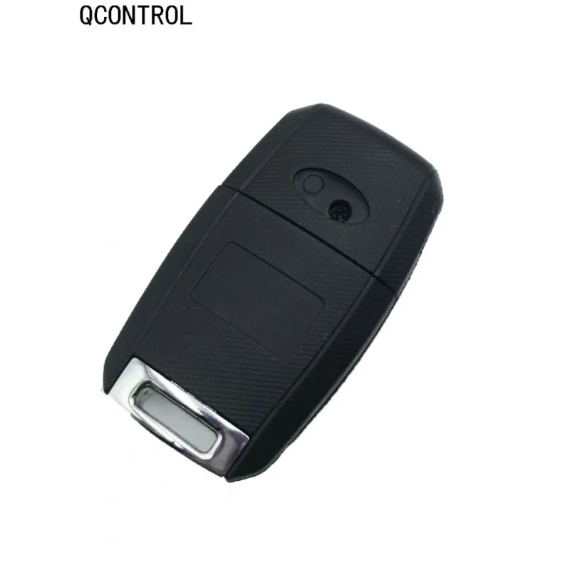 Qcontrol ใหม่เปลี่ยน3ปุ่มรีโมทรถยนต์สมาร์ทกุญแจรถ433เมกะเฮิร์ตซ์สำหรับ Kia K3ที่มีเจียระไน blad โดยไม่ต้องชิป